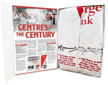 Load image into Gallery viewer, 'Centres of the Century' Reg and Mark Gasnier Signed Split Jersey