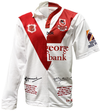 Load image into Gallery viewer, 'Centres of the Century' Reg and Mark Gasnier Signed Split Jersey