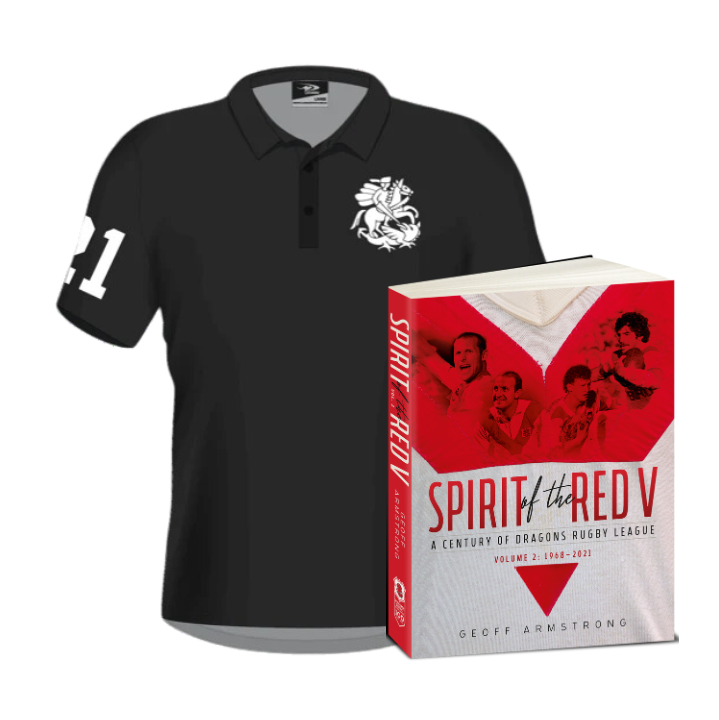 Knitted Black Centenary Polo & Spirit of the Red V, Vol 2 Book