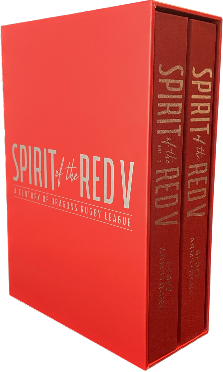 LIMITED EDITION Spirit of the Red V books in slipcase St Dragons