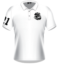 Load image into Gallery viewer, St George DRLFC 21 Polo - White with Black

